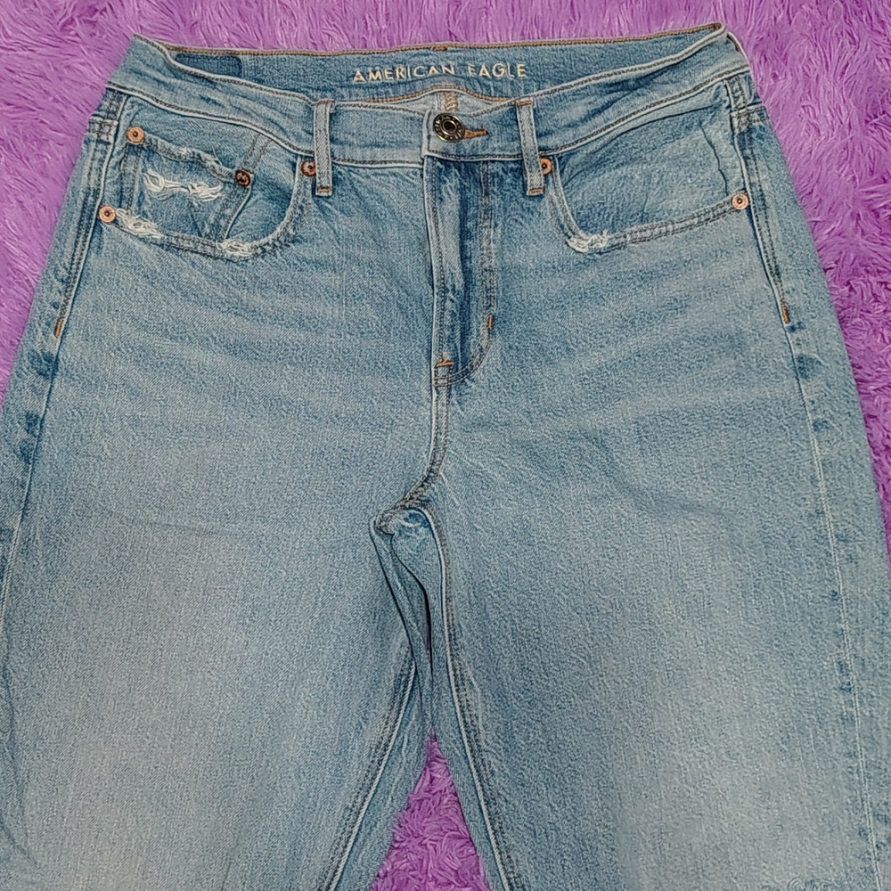 American Eagle Outfitters Women's Light Blue Wide Leg Pants